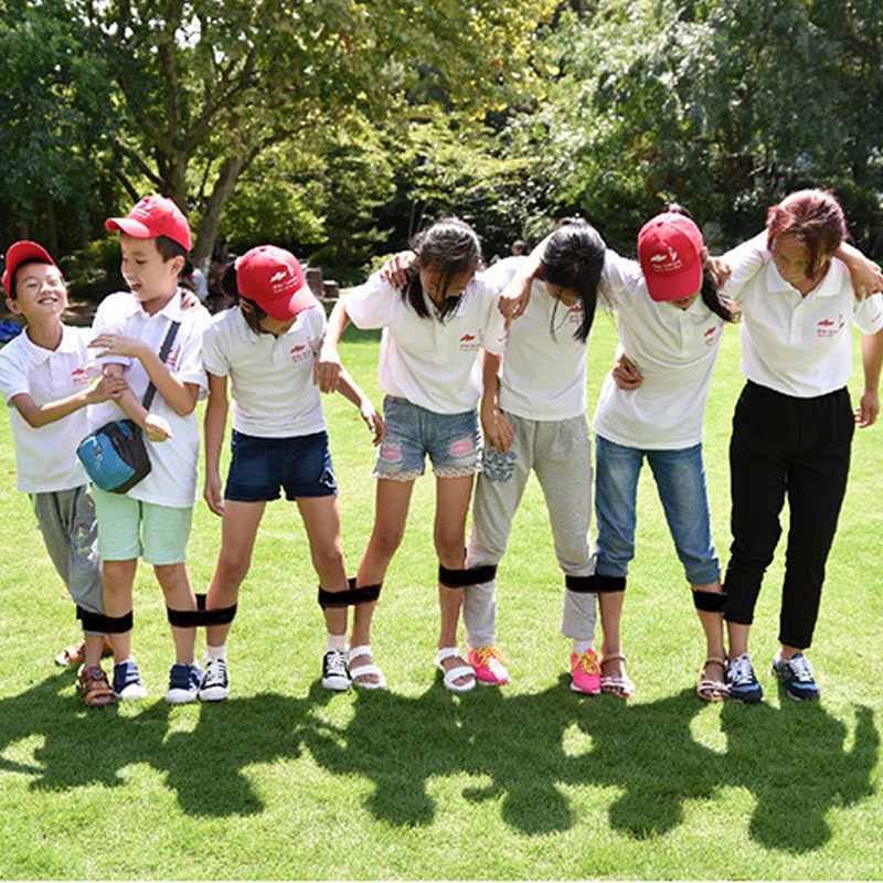 Cuerda elástica de 3 piezas para niños y adultos, bandas de carreras de tres patas, juegos de colaboración para el trabajo en equipo, actividades al aire libre