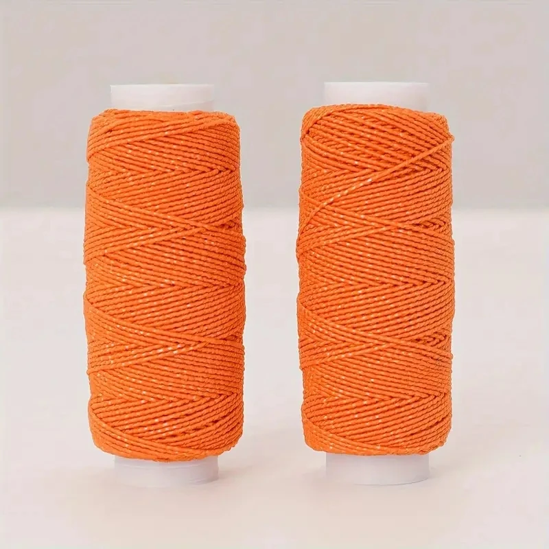 2pcs Colorful Elastic Thread Sewing Machine Bottom Line Elastic Thread Polyester Fine High Elastic Thread Color Rubber Band