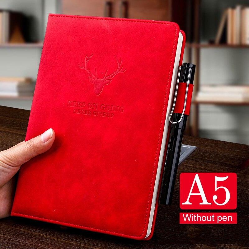 360 Pages Super Thick PU Leather A5 Notebook for B... – Grandado