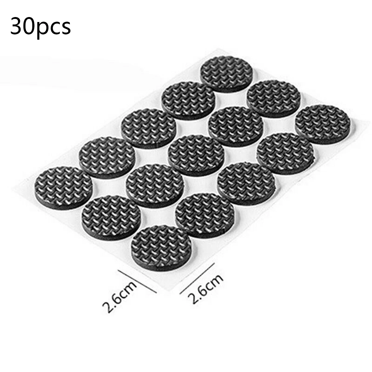 Tafelpoot Mat Protector Rubberen Pads Peeling Sticker Antislip Stoelpoot Sofa Tafel Voeten Mat Rond/Vierkant 2-48 Stuks: Rode Rronze