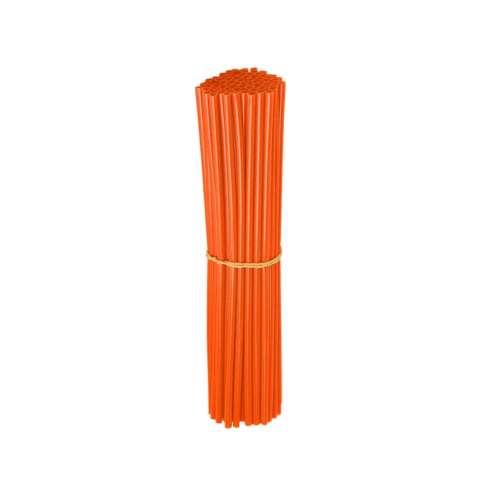 72Stck Universal- Farbe Speichen Hülse Speichen Reifen Draht Hülse 24CM Farbe Kunststoff Hülse