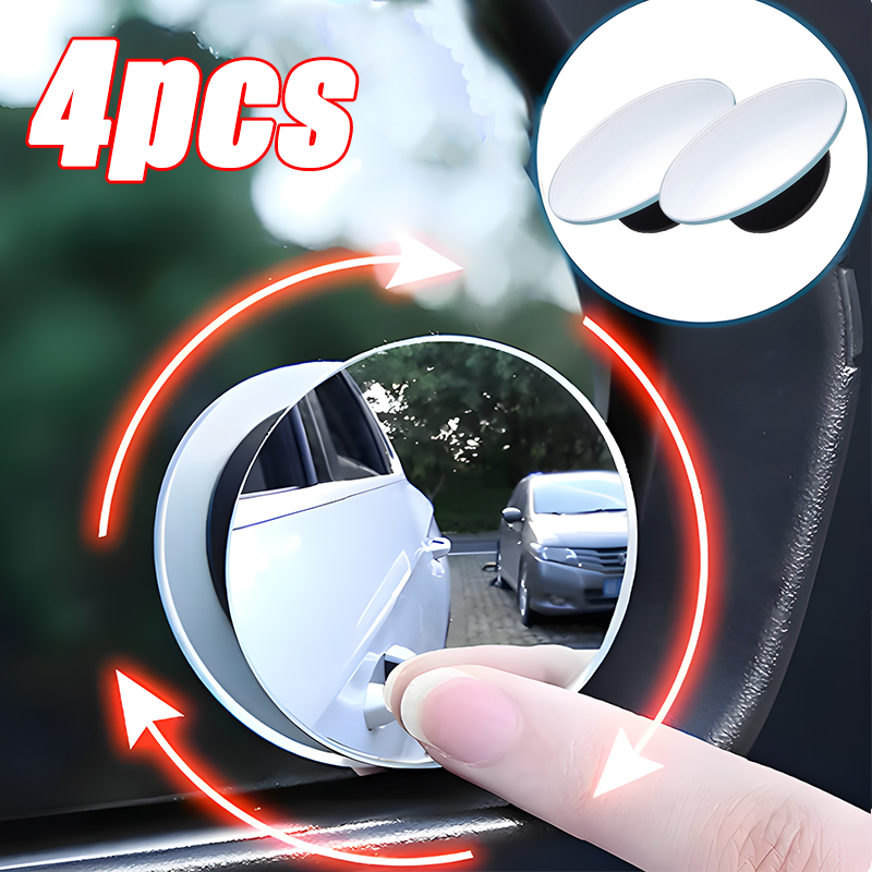 360 ° Draaibare Auto Omkeren Dode Hoek Spiegel Groothoek Ronde Dodehoekspiegels Extra Achteruitkijkmonitor Auto-Onderdelen