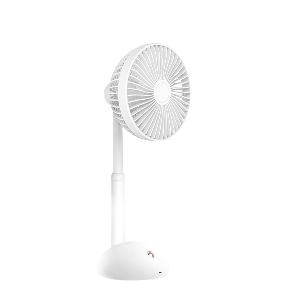 USB Low Noise Smart Home Portable Desk Mini Fan Summer Cool Table Fan 4-Speed Wind Adjustable: WH