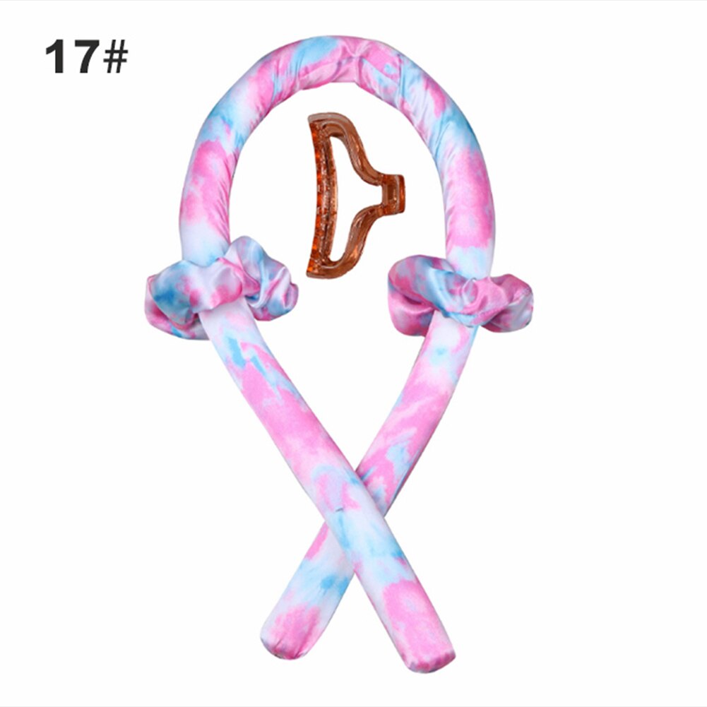 Heatless Hair Curlers For Long Hair To Sleep In Overnight No Heat Silk Curls Headband Ribbon and Flexi Rods for Hair Accessories: 17