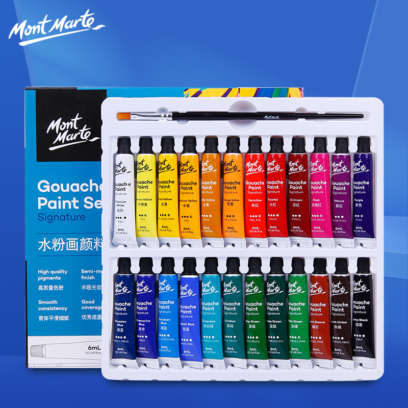 Pintura gouache en tubo de 8 colores Caran d'Ache Studio Pintura gouache en tubo de 8 colores Caran d'Ache Studio