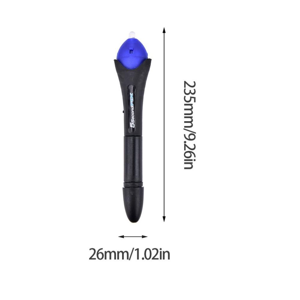 NICE caneta de cola UV com secagem rápida, caneta de cola líquida, colagem em 5 segundos, artefato plástico, 62G