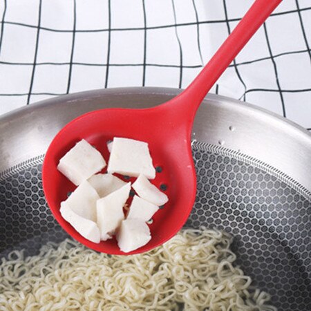Food Grade Siliconen Koken Tool Gemak Keuken Non-stick Pan Schop Lepels Vergiet Keukengerei Huishoudelijke Accessoires Item