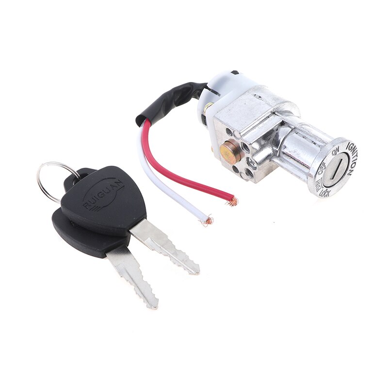 1Pc Universele Batterij Chager Mini Slot Met 2 Sleutels Voor Motorfiets Elektrische Fiets Scooter E-Bike Elektrische lock