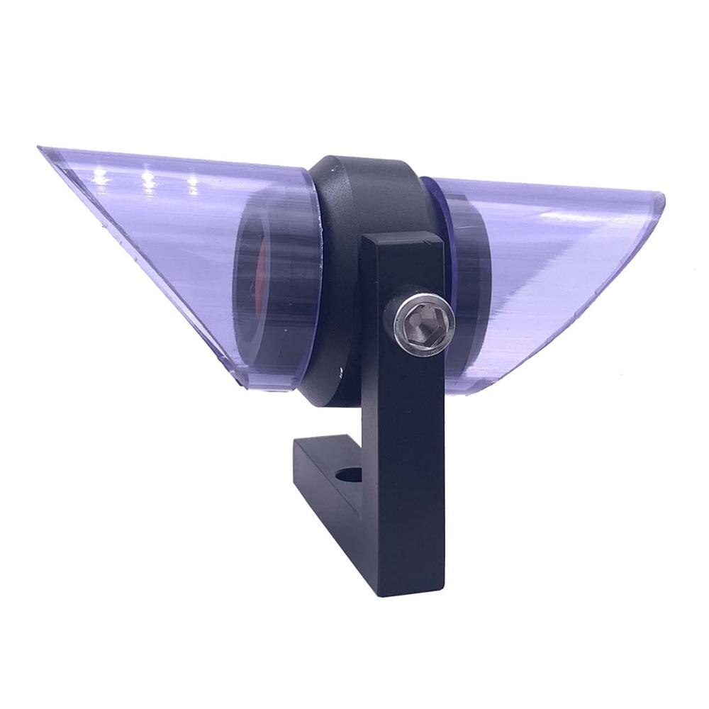 L bar 90 degree Double-sided with weather protection hood ( Rain hood ) prism 1 inch mini prism for total stations, GMP104
