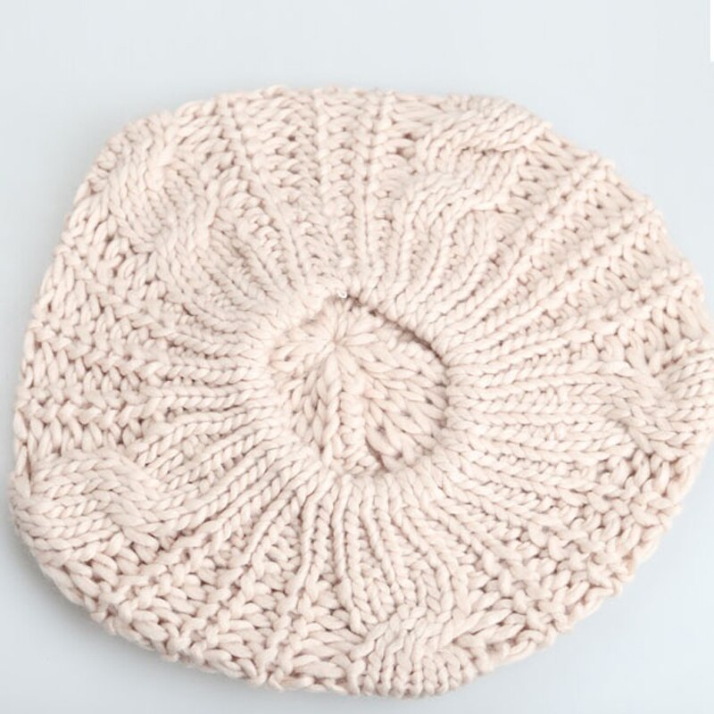 Chic Wol Gebreide Baret Hoeden Herfst Winter Vrouwen Meisjes Mode Accessoires Warme Comfortabele Elastische Eenvoudige Caps