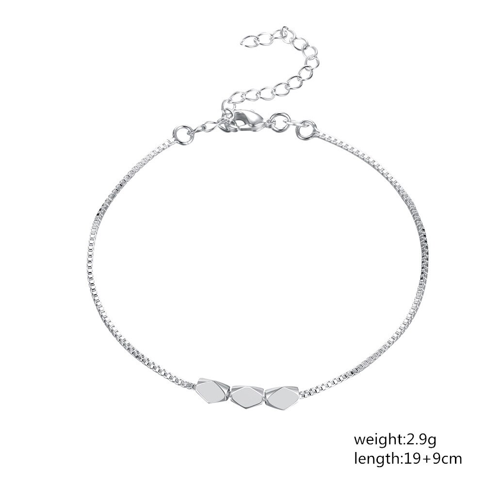 925 Sterling Zilveren Armbanden Voor Vrouwen Geometry Hexagon Box Ketting Classic Wedding Party Christmas Fine Jewelry