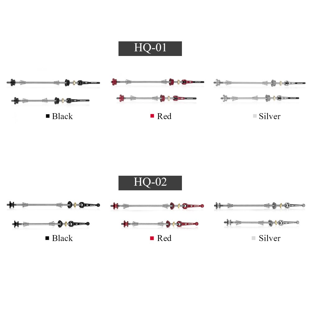 2 PCS Bike Quick Release Wheel Hub Shaft Front Rear Set Bicycle Quick Release Skewer Axle