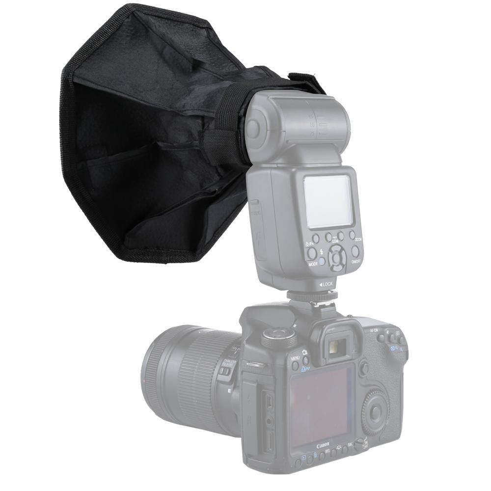 Diffuseur de Flash Portable universel, boîte souple pour appareil Photo, Speedlight, accessoires de Studio Photo, 20 CM