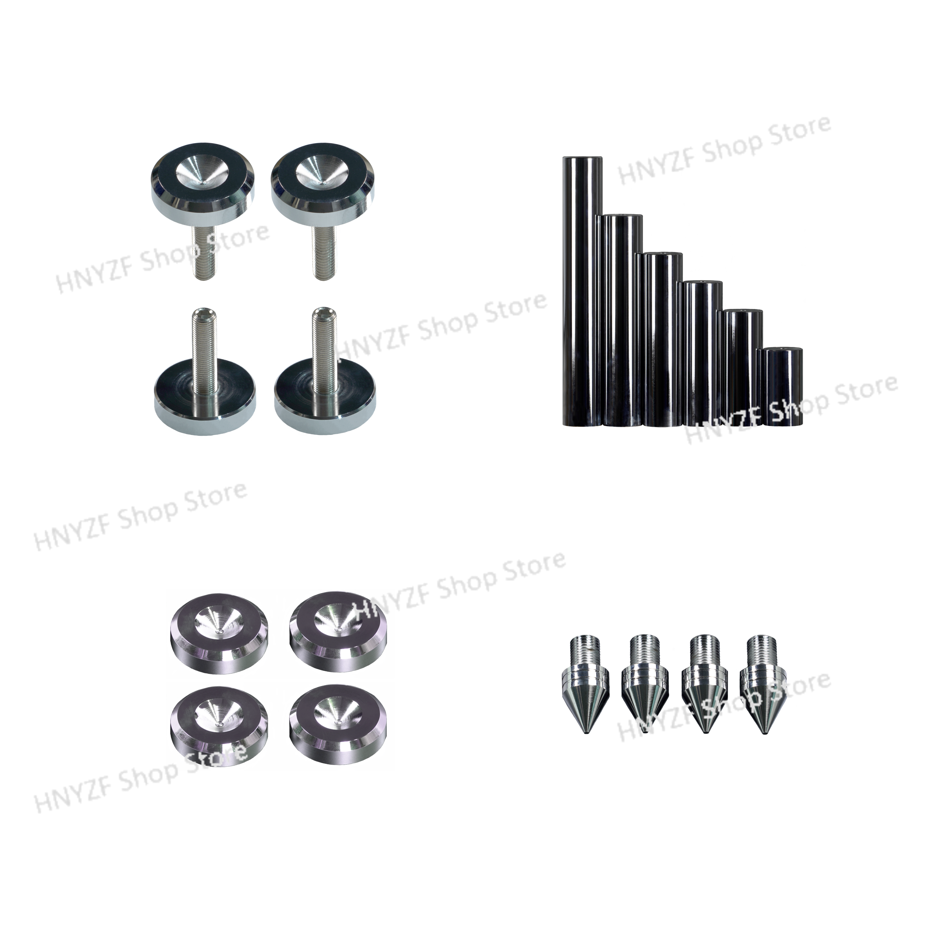 Rack Accessories Power Amplifier Rack Cabinet Machine Stainless Steel Shock Absorber Nail Column Legs