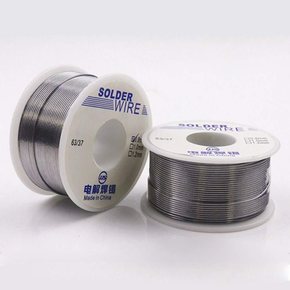 Juotoslanka 50g 1.0mm/0.8mm juoksutehartsi ydinhitsaus tina lyijyrulla juotoslanka tinasulate hartsilankarulla ei-puhdas juoksute 2.0%