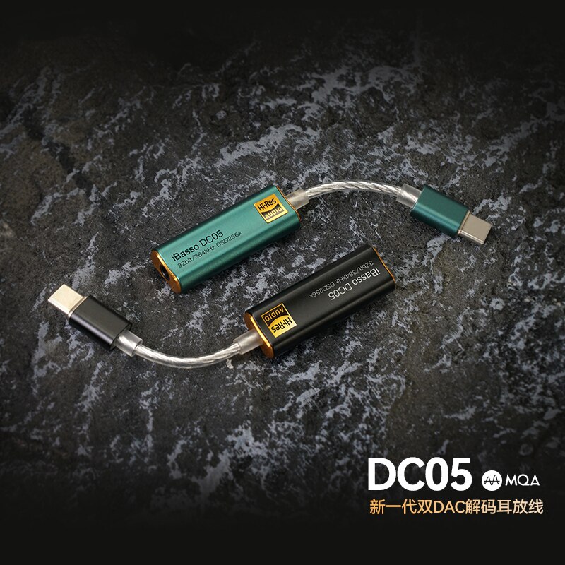 Casque d&#39;écoute décodeur HIFI ibasso dc05, ligne de type c à 3.5mm, Android