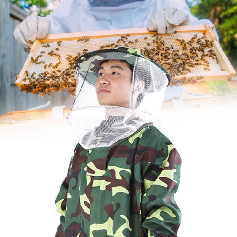 Beekeeper Protective Suit Jumpsuit Beekeeping Protection Equipment made from Strong Black Nets