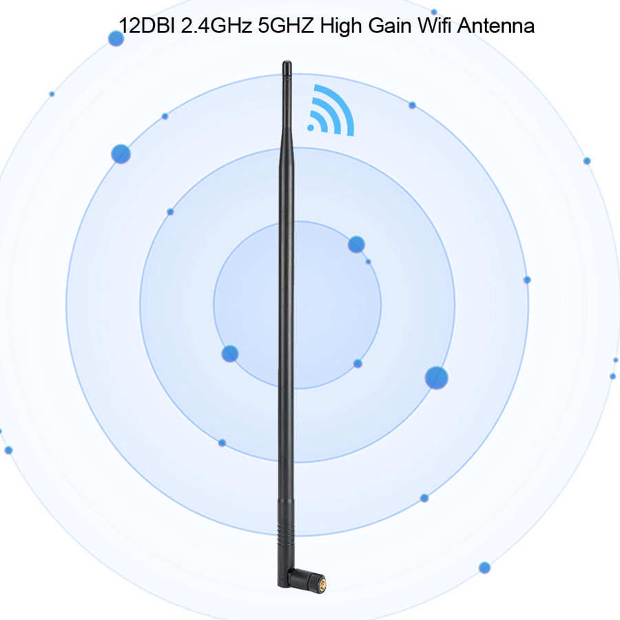 Wifi Antenne 12DBI 2.4Ghz 5Ghz High Gain Wifi Antenne Rp Sma Dual Band Wireless Wifi Antenne Antenne Voor televisie