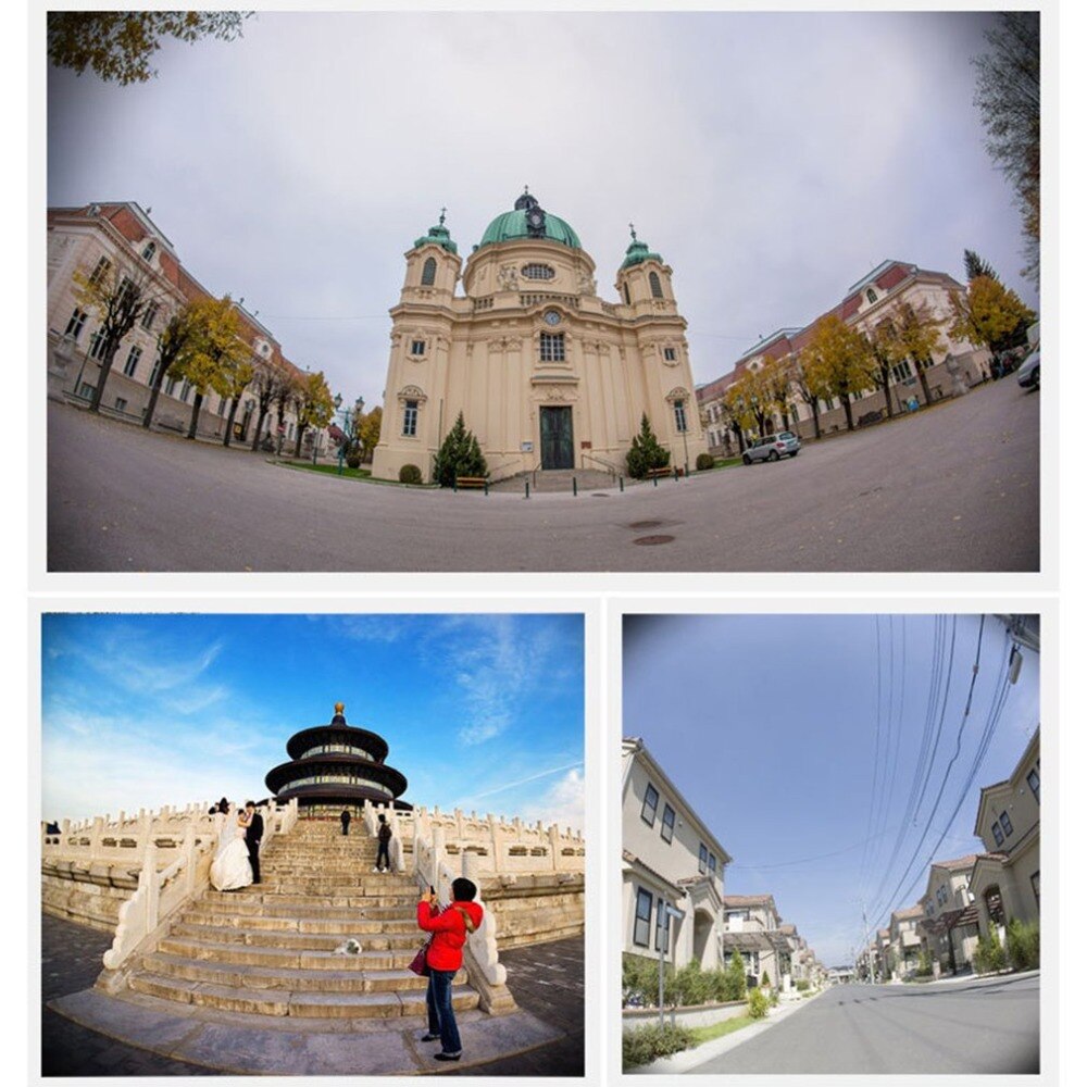 Wide Angle Macro Fisheye Lens Camera Kits Mobile Phone Fish Eye Lenses with Clip 0.67x for iPhone Samsung HUAWEI All Cell Phones