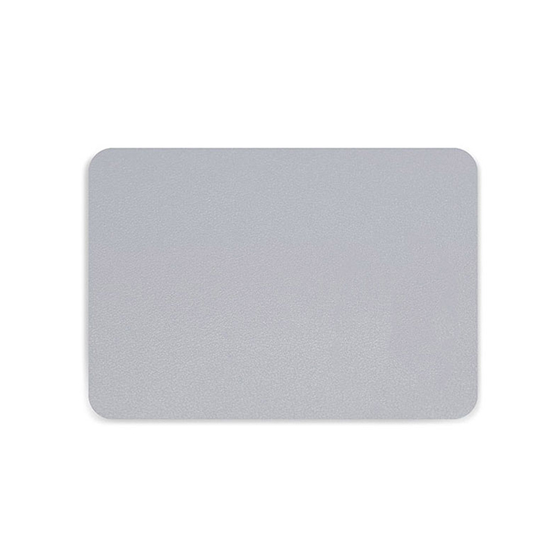 Simple Solid Color PU Leather Mouse Mat Anti-slip Waterproof 25*21cm Mouse Pad School Supplies Office Accessories