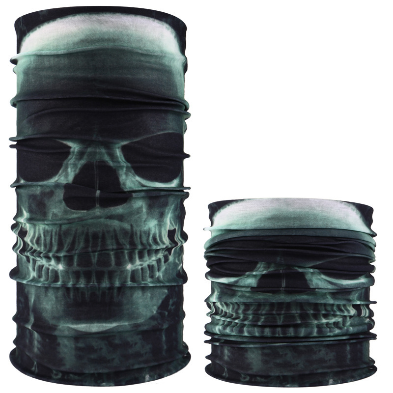 Jamont skull bandana tørklæde motorcykel støvtæt multifunktionel sømløs rørformet hip-hop pandebånd halsgangart: 39