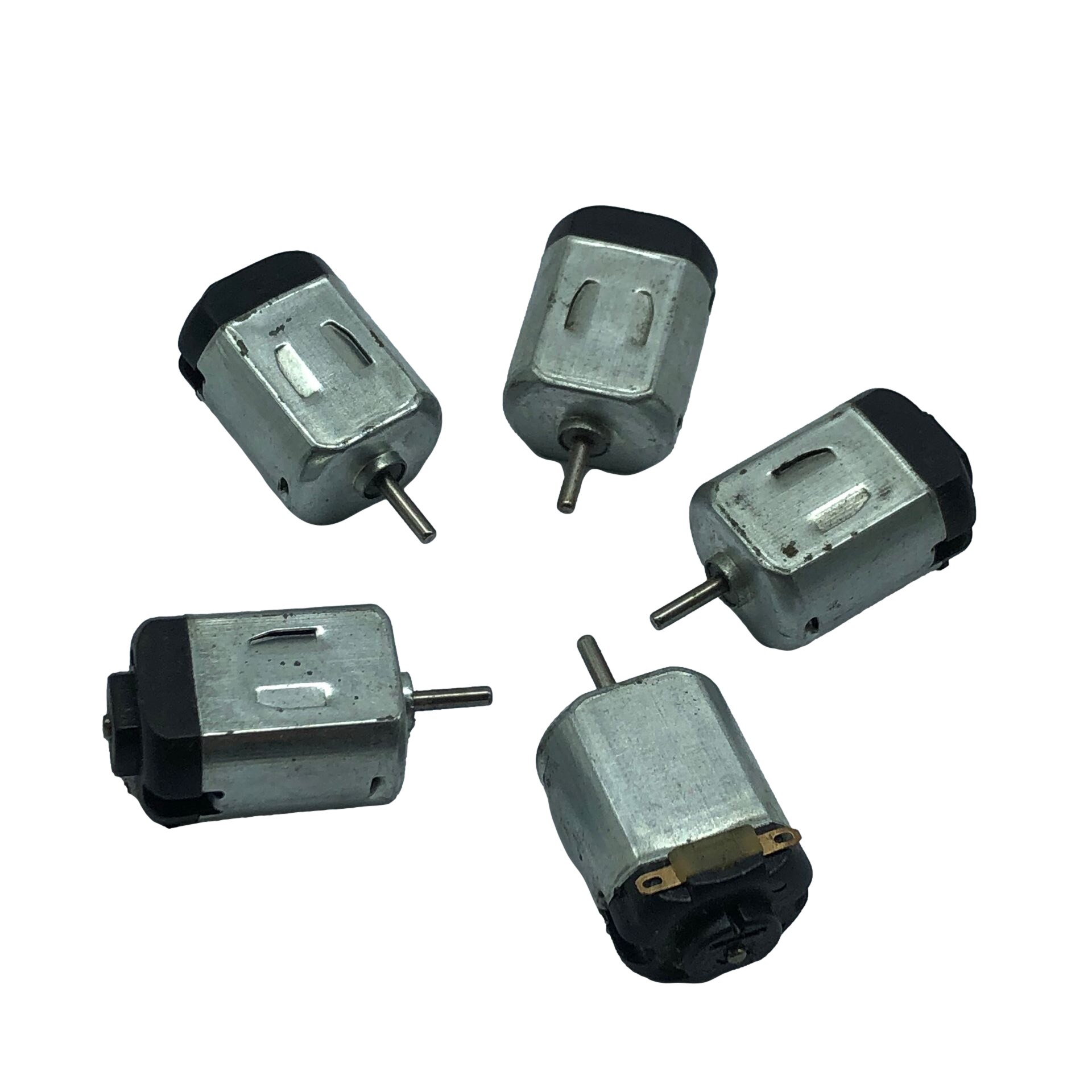10Pcs Motor 130 Dc Motor Micro Mini Hoge Snelheid Motor Diy Handgemaakte Vierwielaandrijving Toy Accessoires: 10pcs BLACK