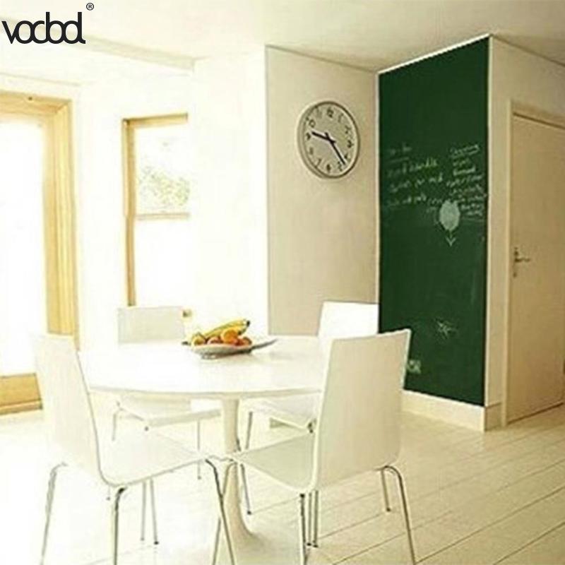 60 x 200cm stor tavleklistermærke aftagelig pvc vægtegning skrivekunst grøn tavle skole kontorartikler