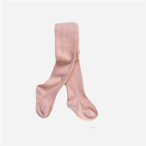 Juríadka meia-calça infantil feminina de algodão, meia-calça feminina de malha macia e sólida para bebê, branca e preta apertada, primavera e outono: XL for 8-10Years / Rosa