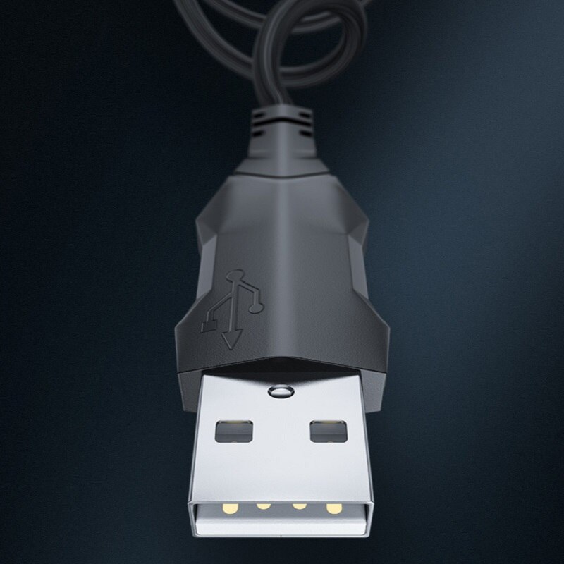 Wired Mute USB Home Silent Office Desktop and Notebook Computer Business Durable Sensitive Pure Black E-Sports Game Mouse