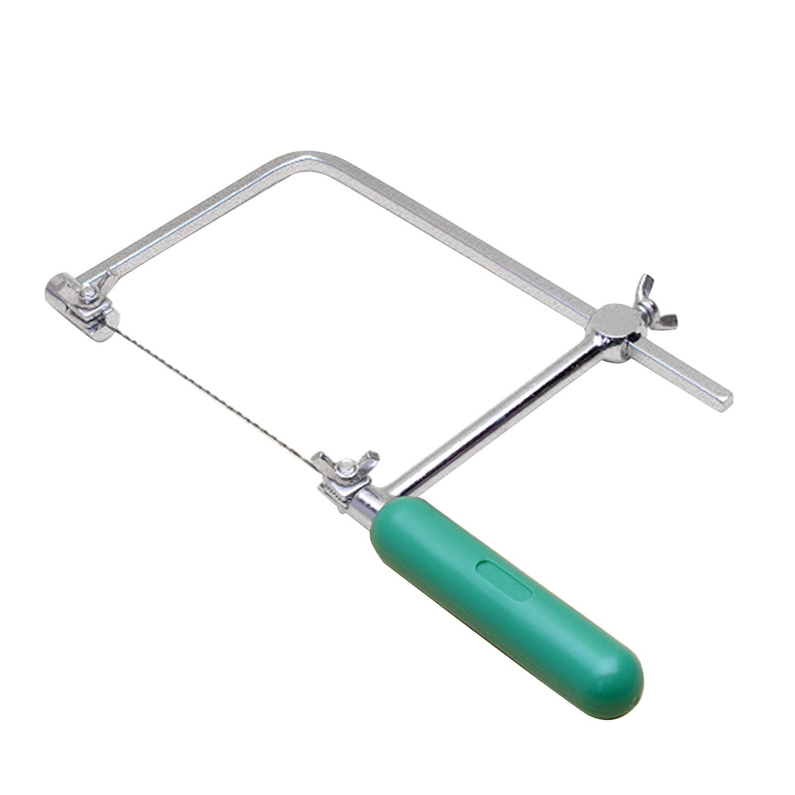 Coping Saw DIY Crafts Adjustable Screws U Shaped Woodworking Tool Steel Frame Jewelry Durable Metal Cutting Mini Nonslip Handle