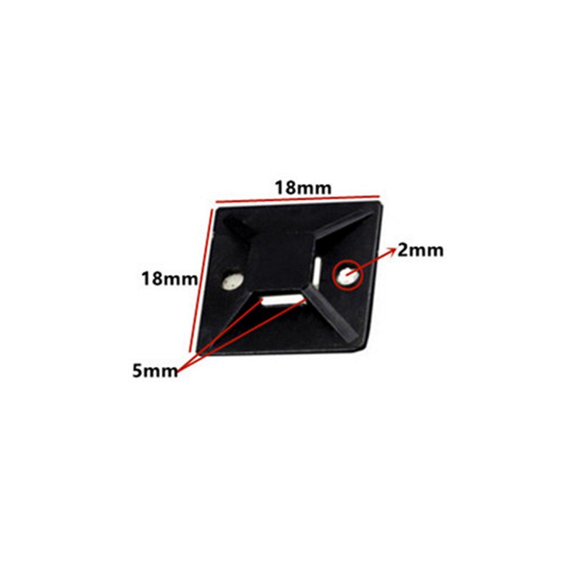 Arnés de cuerpo de marco de viga automática, circuito eléctrico, tubería de agua y aceite, bridas de púas, Base fija, sujetador de plástico, remache, 18 Uds.: 18PCS Number 5