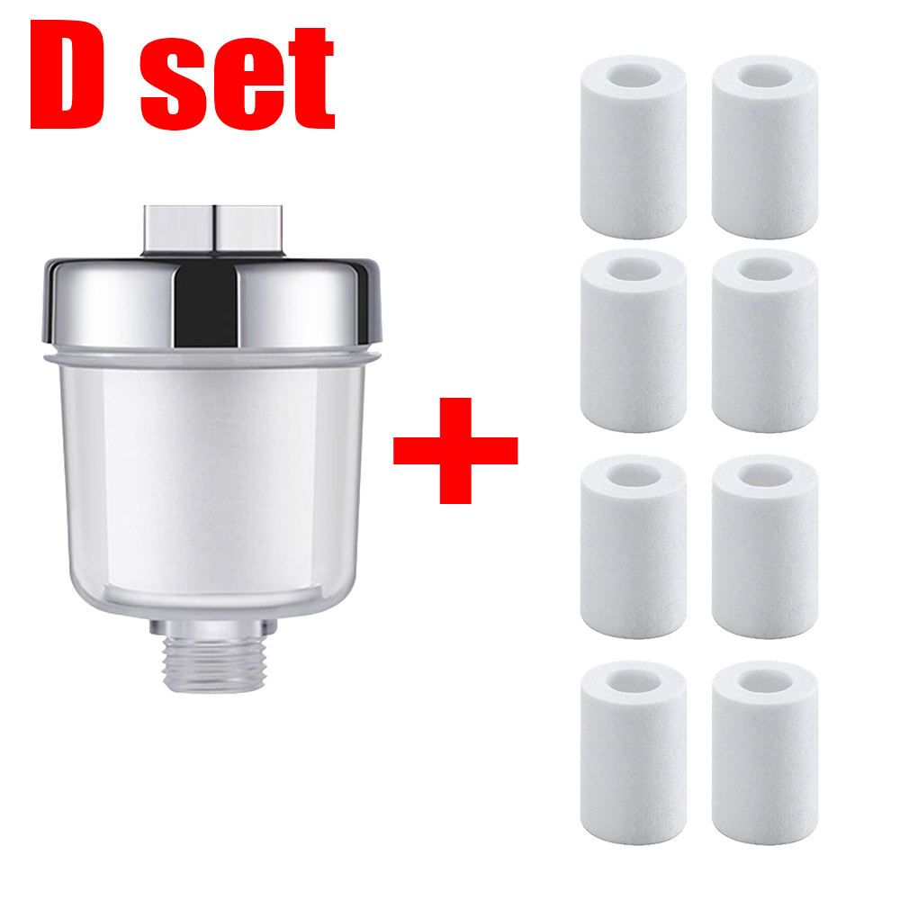 Universele Kraan Filter Pp Katoen Hoge Dichtheid Praktische Waterzuiveraar Filter Kraan Verzachten Hard Water Douche Waterfilter Voor Hom: Licht Groen