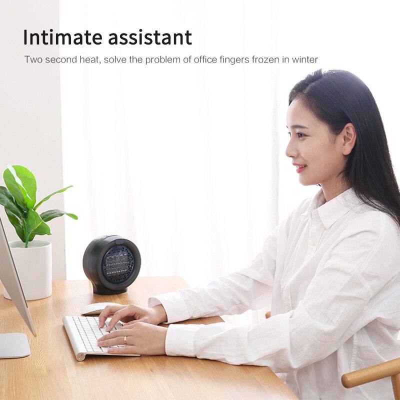 900W Electric Heater Mini Fan Heater Household Wall Handy Heating Stove Radiator Hand Warmer Machine For Winter EU/US/UK/AU Plug