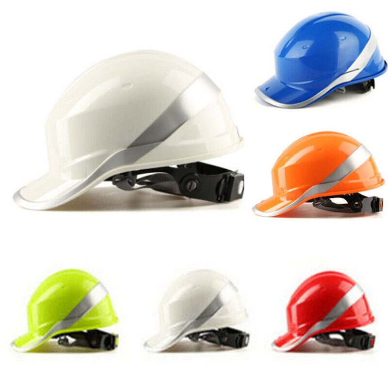 schützend Sicherheit Helm schwer Hut Konstruktion Sicherheit arbeiten Deckel Ausrüstung Helm einstellbar mit Phosphor Streifen schützen Helme
