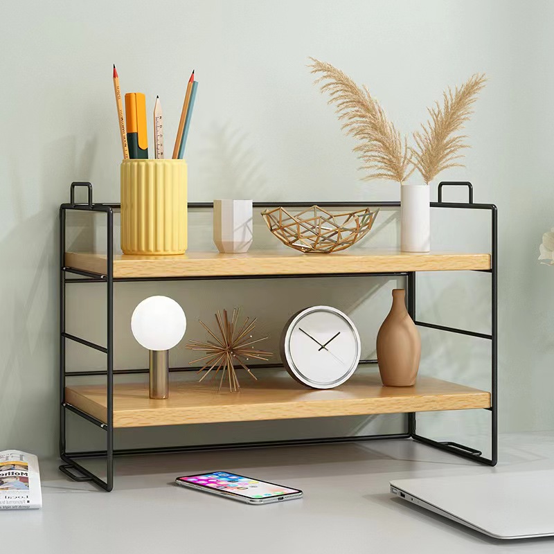 Desktop shelf desk bookshelf simple multi-layer Sorting and storage small shelves