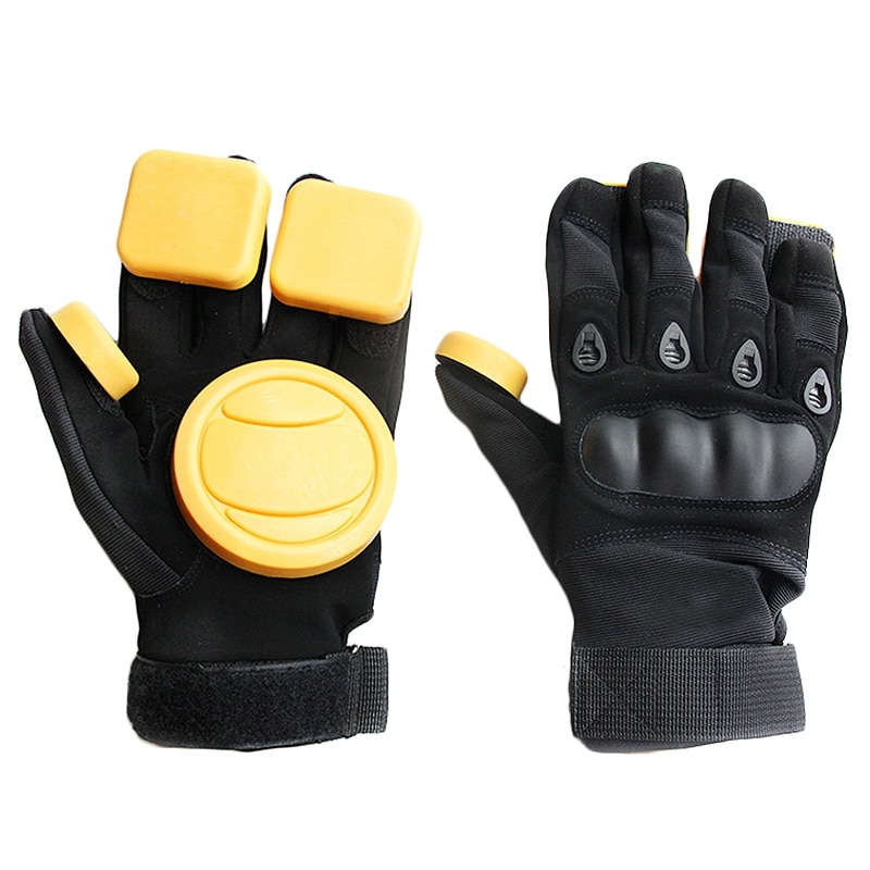 Guantes de Skateboard Longboard, guantes de Skateboard Downhill con patín deslizante: Default Title