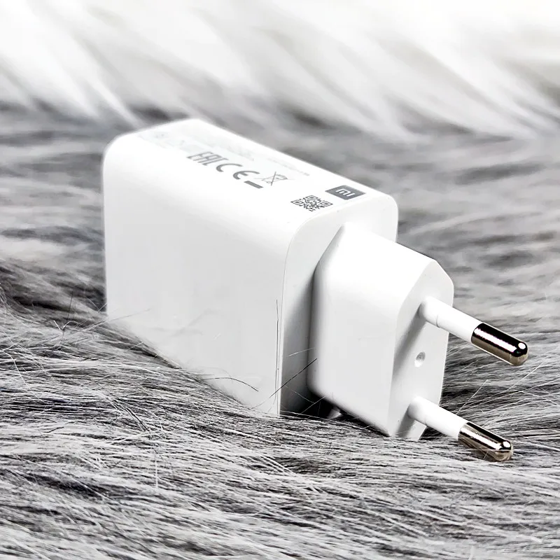 Original Xiaomi 18W Charger Fast Charge QC 3.0 EU Adapter For Redmi 12 10C 13R 12R Note 8 Pro 9 9T Poco M3 C40 Usb Type C Cable: IL
