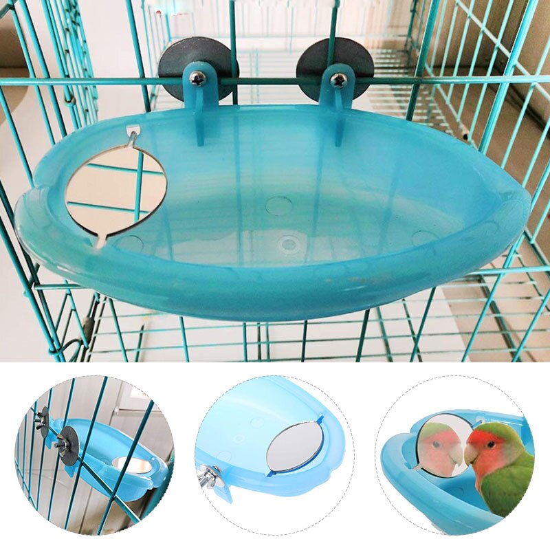 Bird Bathtub Accessories Bird Mirror Bath Durable ... ??? Grandado