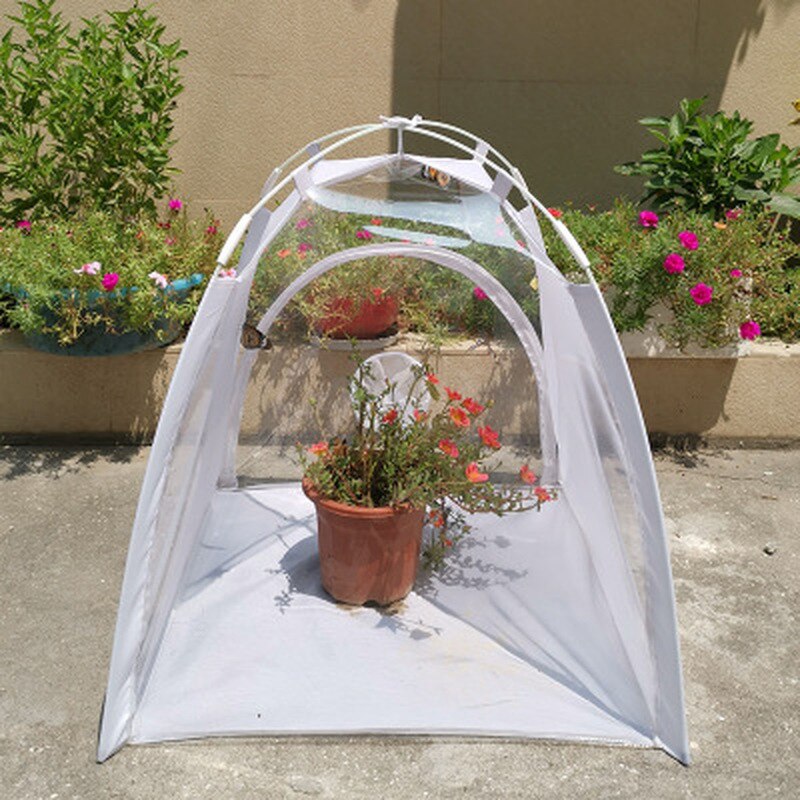 Cobertizo de aislamiento multifuncional para plantas, Mini invernaderos plegables transparentes de PVC para jardín, habitación cálida de PVC