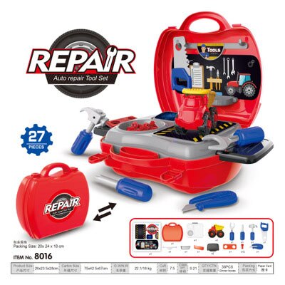 Pretend Spielen Kunststoff Werkzeug Kit Ärzte Pet Hund BBQ Lebensmittel Toolbox Kit Pädagogisches Simulation Spielzeug Für Kinder: Model N