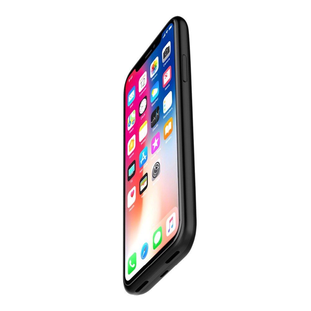3800mAh Slim di Caso Del Caricabatteria Per il iPhone X 10 Accumulatori e caricabatterie di riserva di Caso di Ricarica Per iPhone X 10 Powerbank Batteria di Back della Copertura Della cassa