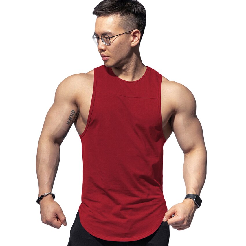 Asia mann treningsstudio topp sportsklær muskel viser hurtig tørr Vest oem tank topp til menn