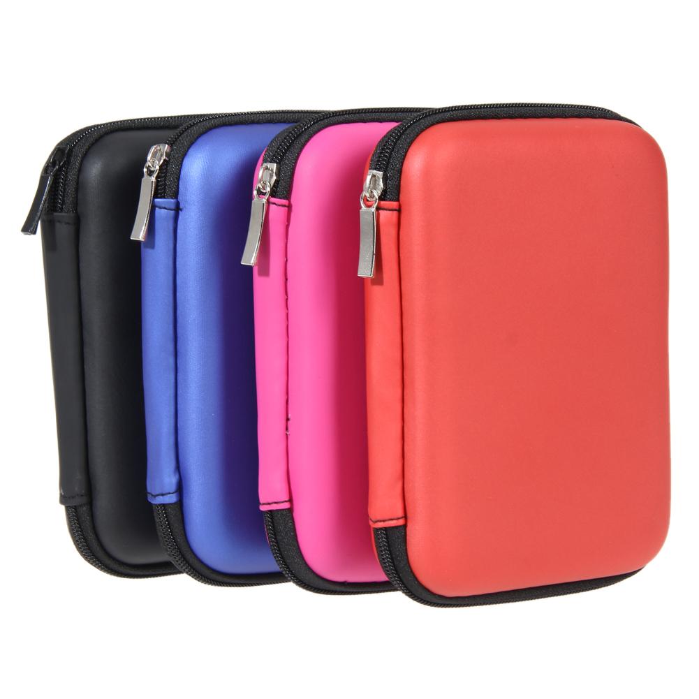 2.5-Inch Harde Schijf Pakket Headset Mobiele Power Hdd Bag Disk Case Rits Pouch Oortelefoon Cover Mobiele Eva opslag Carrier Doos