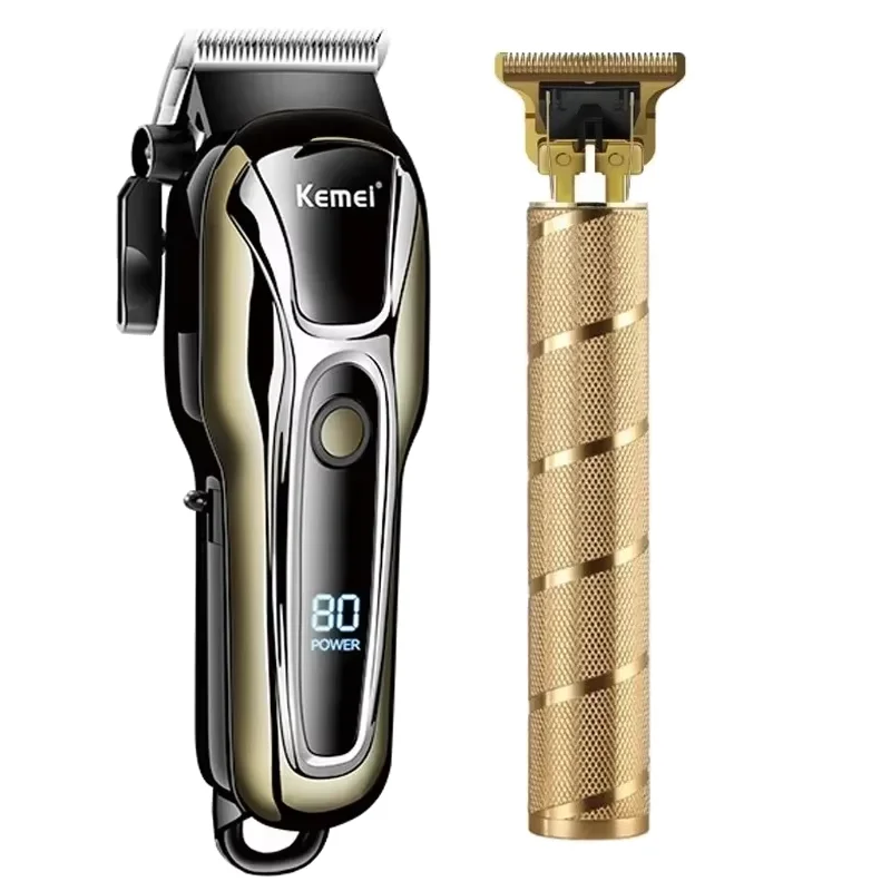 Kemei Haarschneidemaschine KM-1990 KM-2024 für Männer Elektrorasierer Professionelle Herren Haarschneidemaschine Drahtloser Friseurtrimmer: verrotten