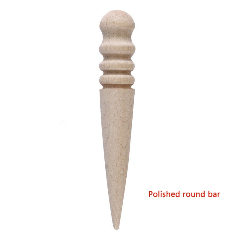 Burnishing Rod Wood Sewing Accessories Polished Hand Tools Working Edges Slicker Household Trimming Burnishing Round Rod