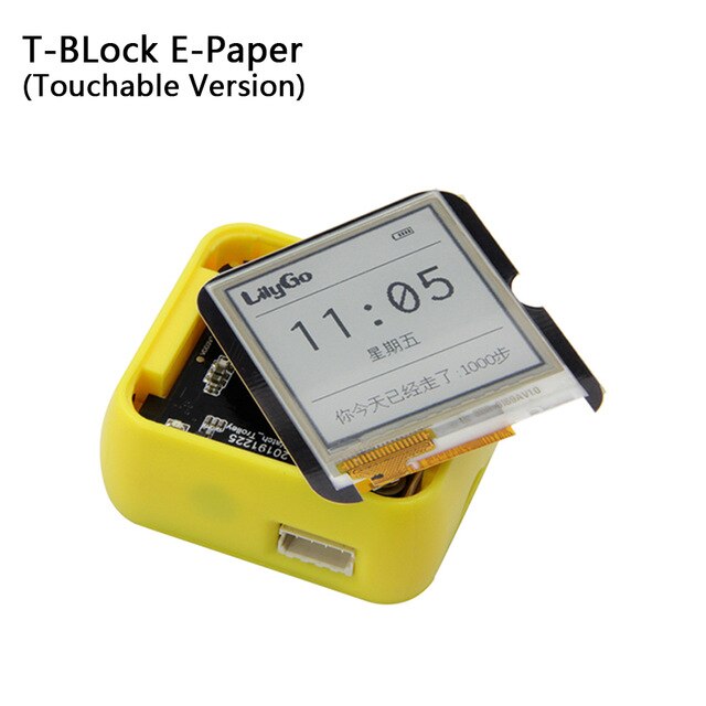 LILYGO® TTGO T-Block ESP32 Main Chip 1.54 Inch E-Paper Top Cover Programmable And Assemblable Development Hardware: T-BLock E-Paper T