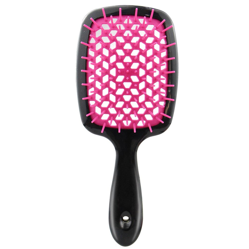 Haar Borstel Haar Massage Kam Anti Statische Anti Tangle Haarborstel Hair Care Salon Kappers Styling Tools Voor Vrouwen: Purple