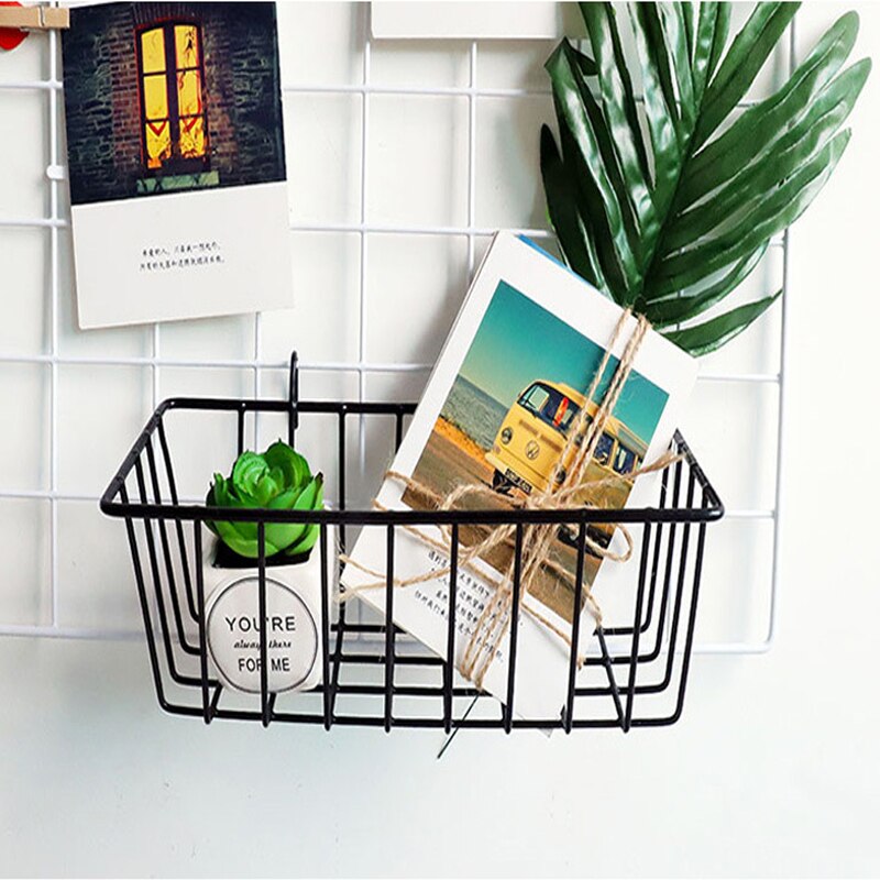 Muur Opknoping Foto Rooster Opslag Mand Fotolijst Ansichtkaarten Houder Creatieve Smeedijzeren Muur Art Decoratie Vertoningsrek