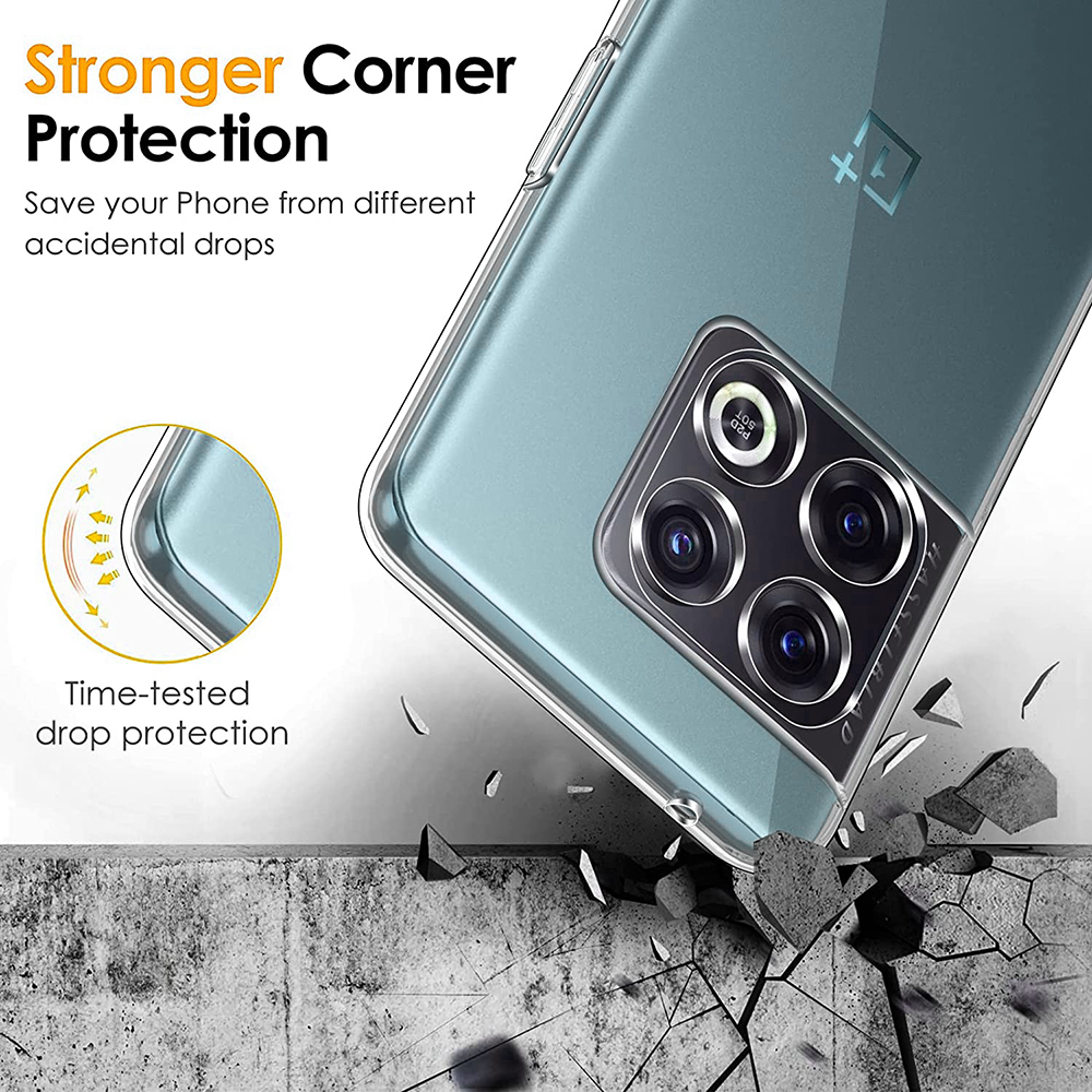 Para Oneplus 12 11 10 Pro Crystal Ultra fino transparente funda suave de silicona para Oneplus 10 Pro 10T
