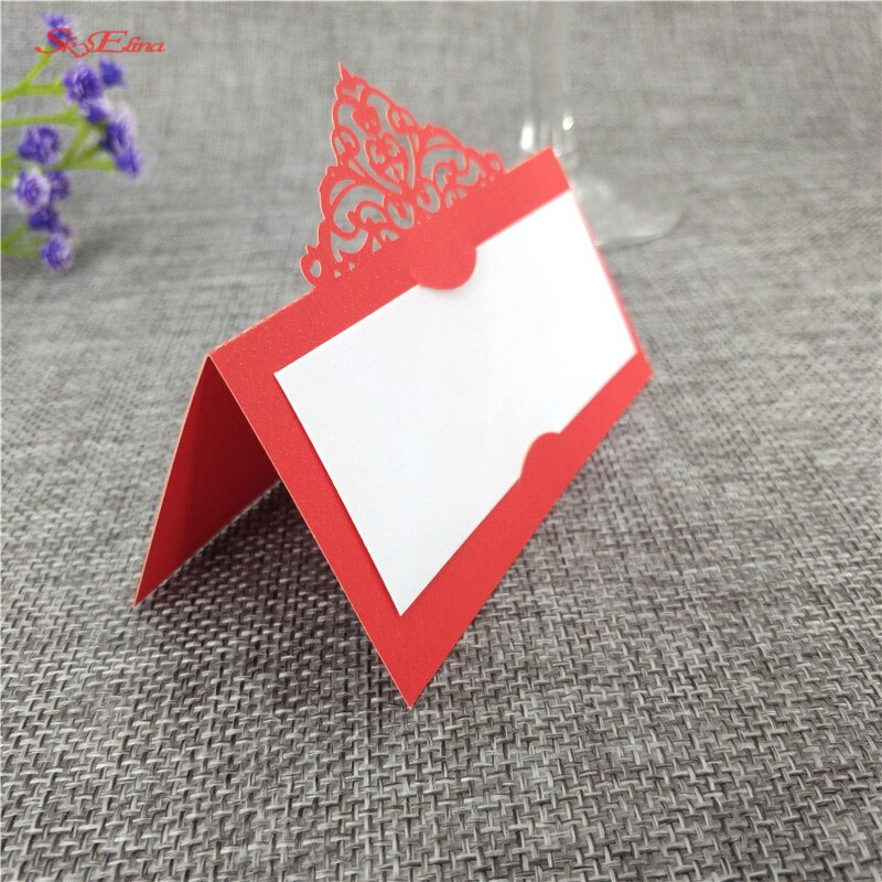 50pcs Party Table Name Wine Guest Place Cards Table Place Cards Favor Decoration Wedding Supplies Seating Decoration 8ZSH873